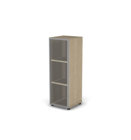 Шкаф узкий, RE116 З/С ЛДСП 39,9x42x120 см Акация светлый/Акация светлый, Серия Еврова | Europe