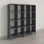 Стеллаж, 16 ячеек 1500х370х1620 RM140-15x37 Дуб Апрельский шоколад/Серый