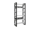 Стеллаж, 6 уровней 900x370x1920 RM132-90x37 Белый/Черный
