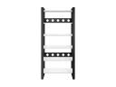 Стеллаж, 6 уровней 900x370x1920 RM132-90x37 Белый/Черный
