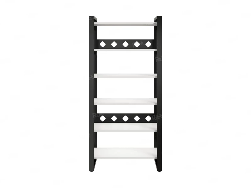Стеллаж, 6 уровней 900x370x1920 RM132-90x37 Белый/Черный