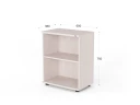 Тумба к столу RLG017 60x38x75 Дуб Молочный, Серия ЛАЙТ | LIGHT