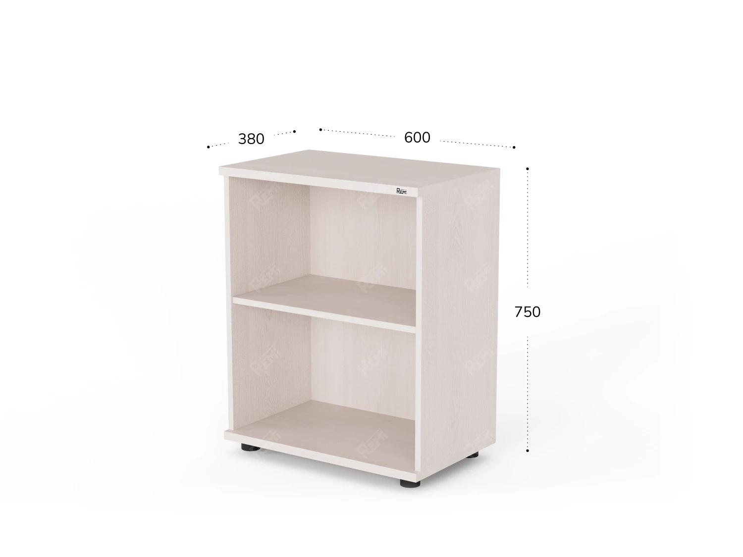 Тумба к столу RLG017 60x38x75 Дуб Молочный, Серия ЛАЙТ | LIGHT