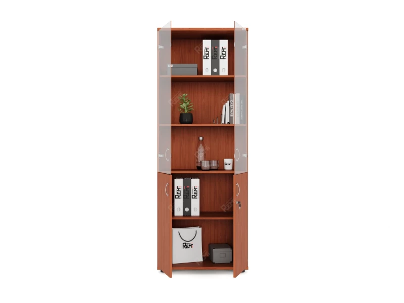 Шкаф комбинированный RLG039 700х350х1830 Орех Итальянский, Серия ЛАЙТ | LIGHT