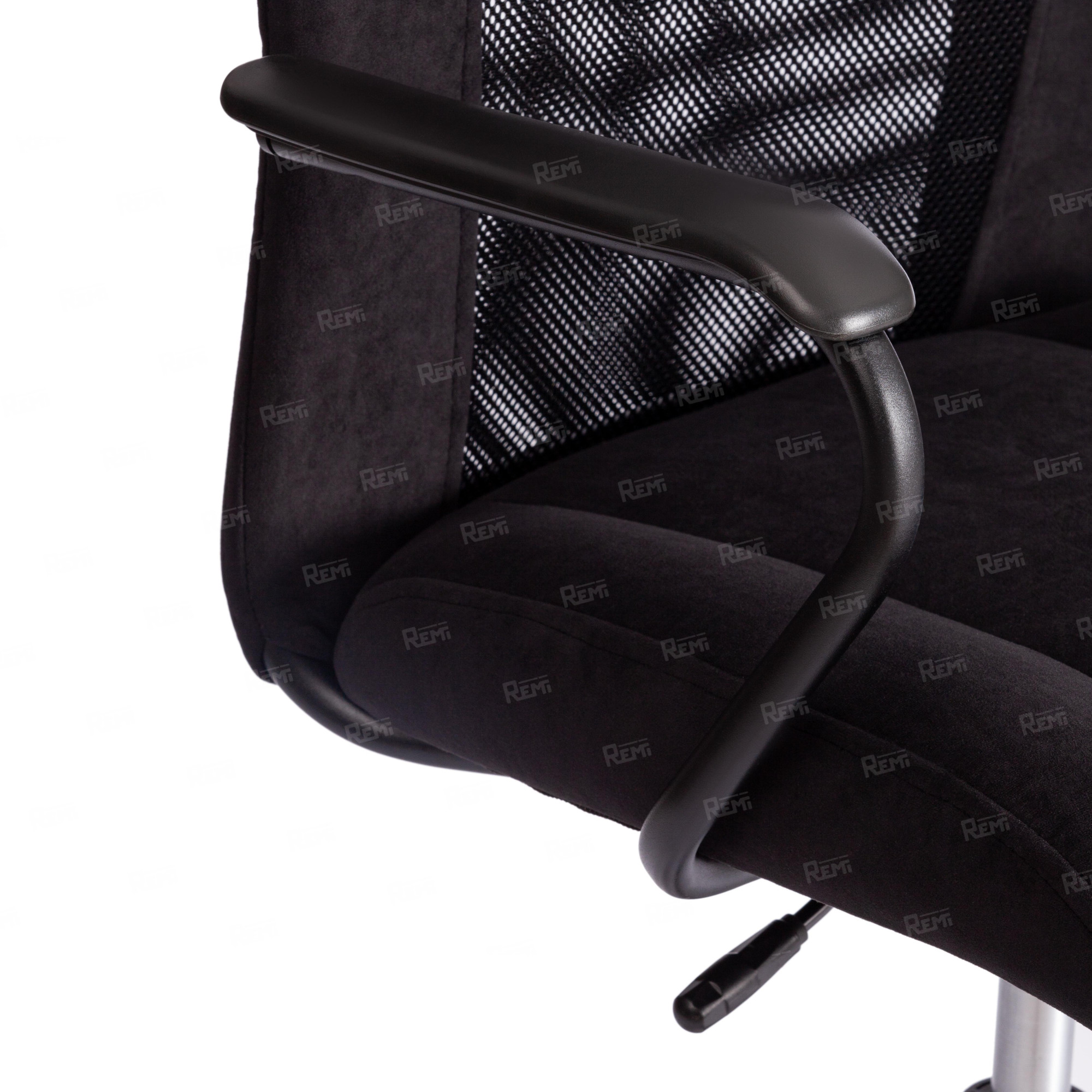 Кресло STAFF Черный/Черный, Флок (арт. 21453)