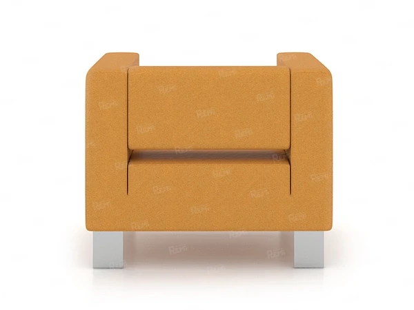 Кресло ГОРИЗОНТ на 1 место цвет Желтый