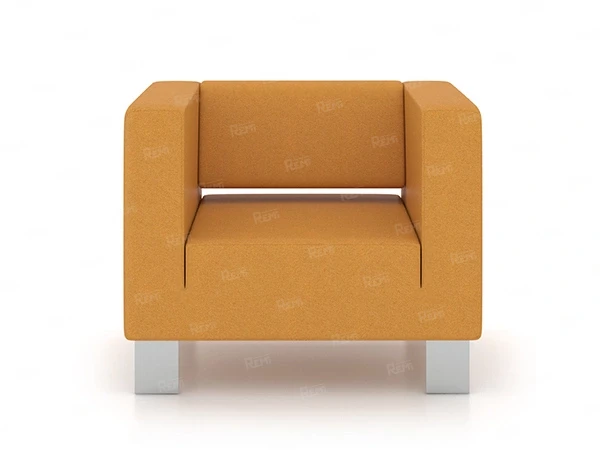 Кресло ГОРИЗОНТ на 1 место цвет Желтый