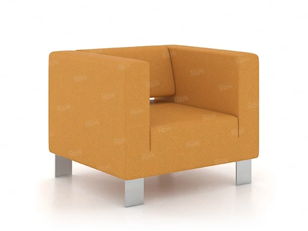 Кресло ГОРИЗОНТ на 1 место цвет Желтый