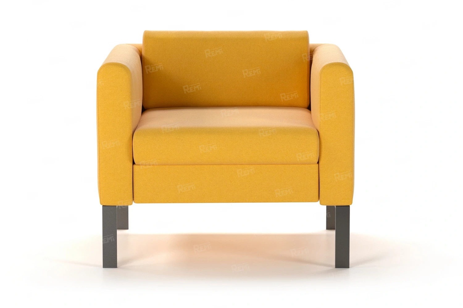 Кресло МОДЕРН на 1 место цвет Желтый