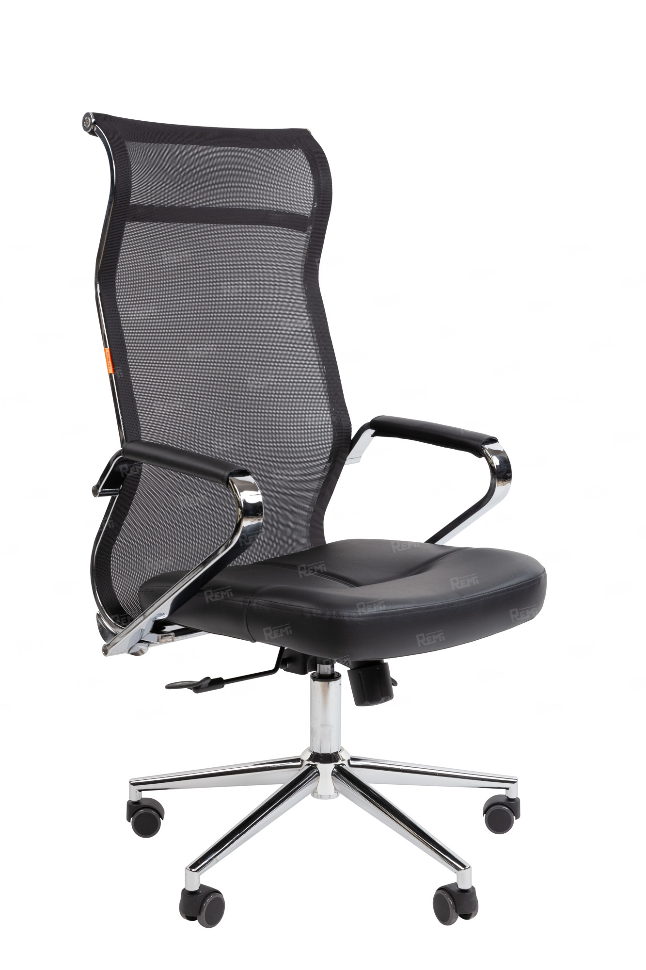 Офисное кресло Chairman 702 Россия экопремиум черный/сетка