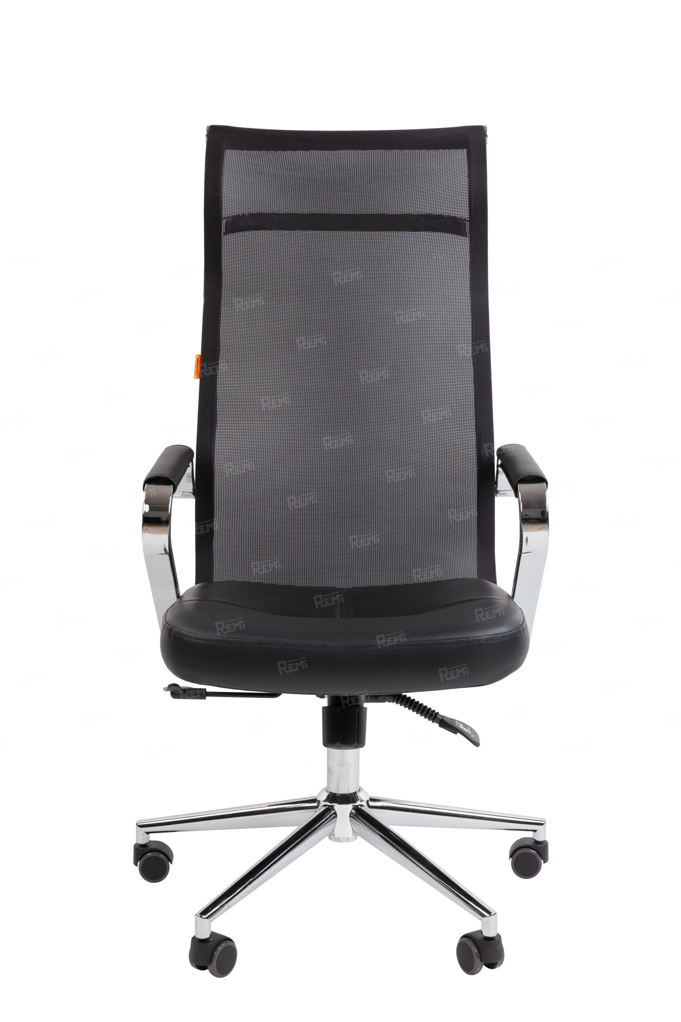 Офисное кресло Chairman 702 Россия экопремиум черный/сетка