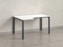 Стол угловой, П-опора, левый 1600x900/1200x750, RM053-16x9-12 Белый/Серый