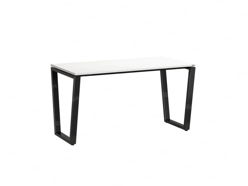 Стол прямой на U-образных опорах 1800x800x750 RM003-18x8 Белый/Черный