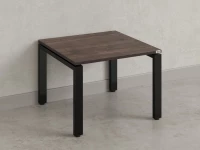 Журнальный стол с полкой 800x700x550 RM183-8x7 Дуб Апрельский шоколад/Черный