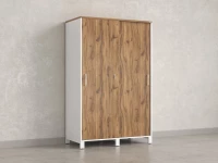 Шкаф-купе, штанга, 1 полка 1200x600x1900 RM163-90x60 Дуб Юстус/Белый