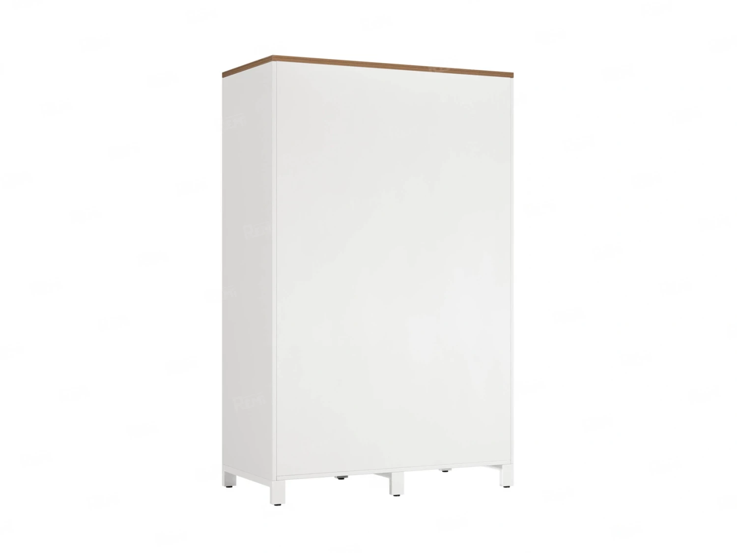 Шкаф-купе, штанга, 1 полка 1200x600x1900 RM163-90x60 Дуб Юстус/Белый