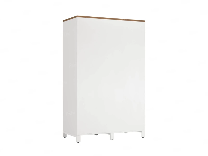 Шкаф-купе, штанга, 1 полка 1200x600x1900 RM163-90x60 Дуб Юстус/Белый