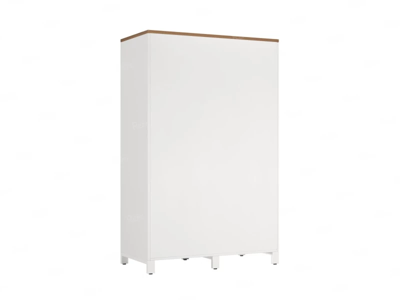 Шкаф-купе, штанга, 1 полка 1200x600x1900 RM163-90x60 Дуб Юстус/Белый