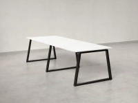 Cтол для переговоров, на A-обазном каркасе 2400x1600x750 RM083-240x160 Белый/Черный