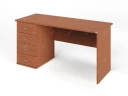 Однотумбовый стол RLG007 150x60x75 Орех Итальянский, Серия ЛАЙТ | LIGHT