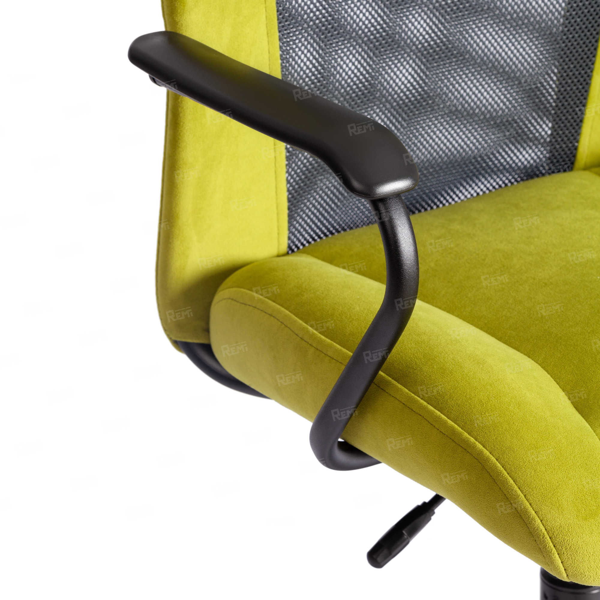 Кресло STAFF Серый/Олива, Флок (арт. 21454)