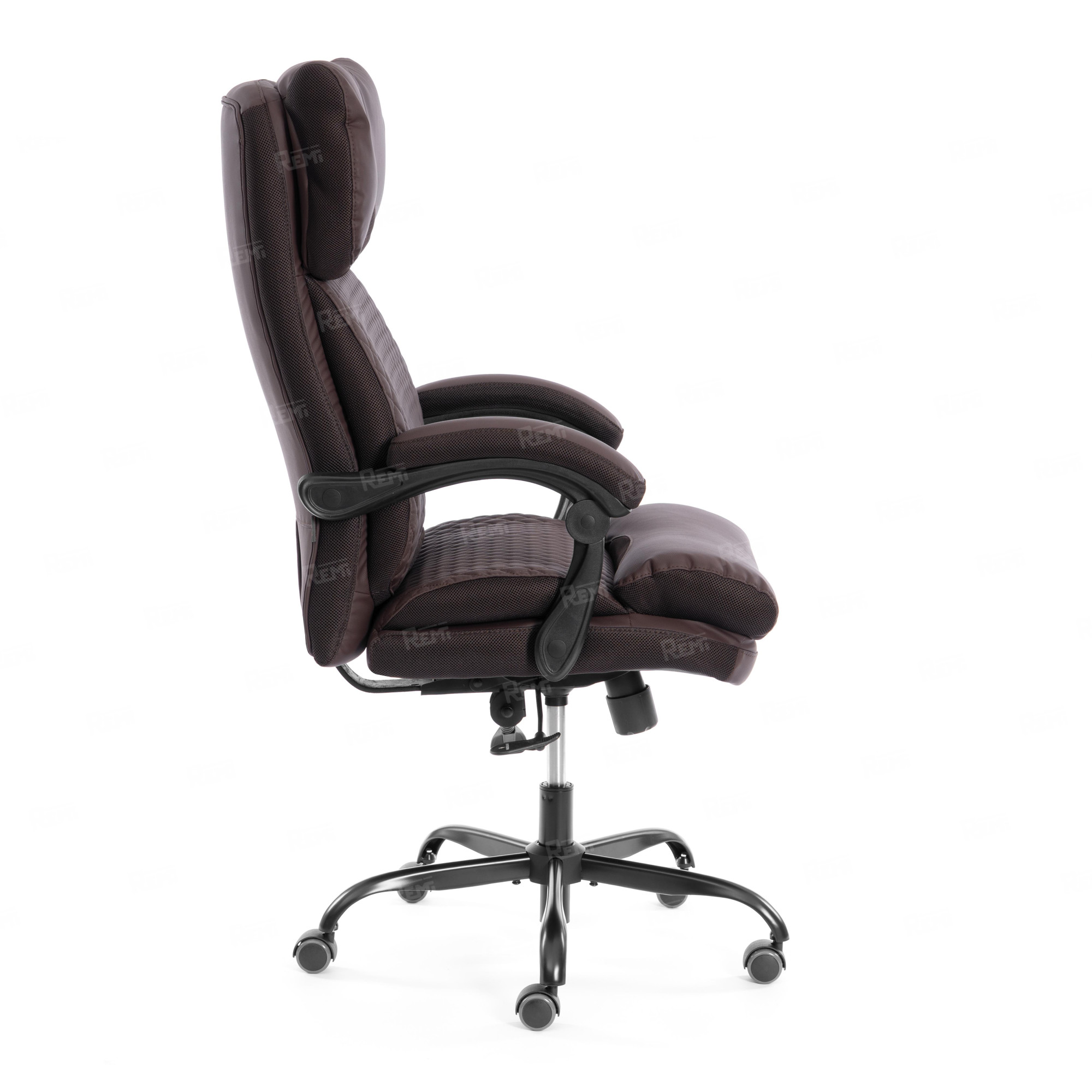 Кресло Chief metalBL  Коричневый/Коричневый, Экокожа (арт. 25018)
