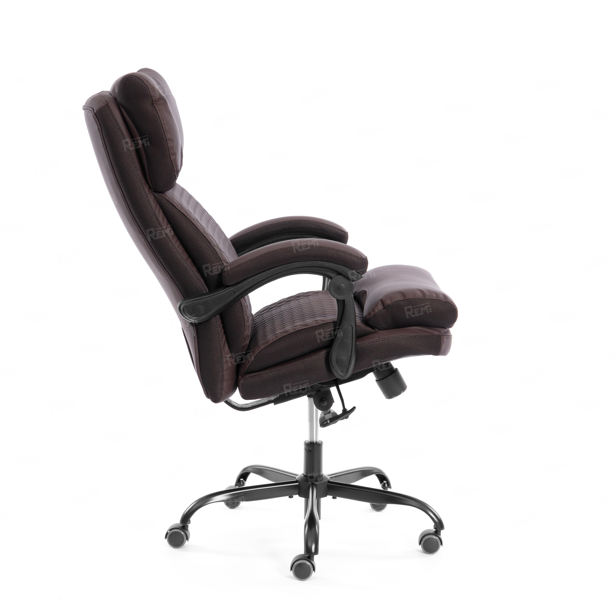 Кресло Chief metalBL  Коричневый/Коричневый, Экокожа (арт. 25018)