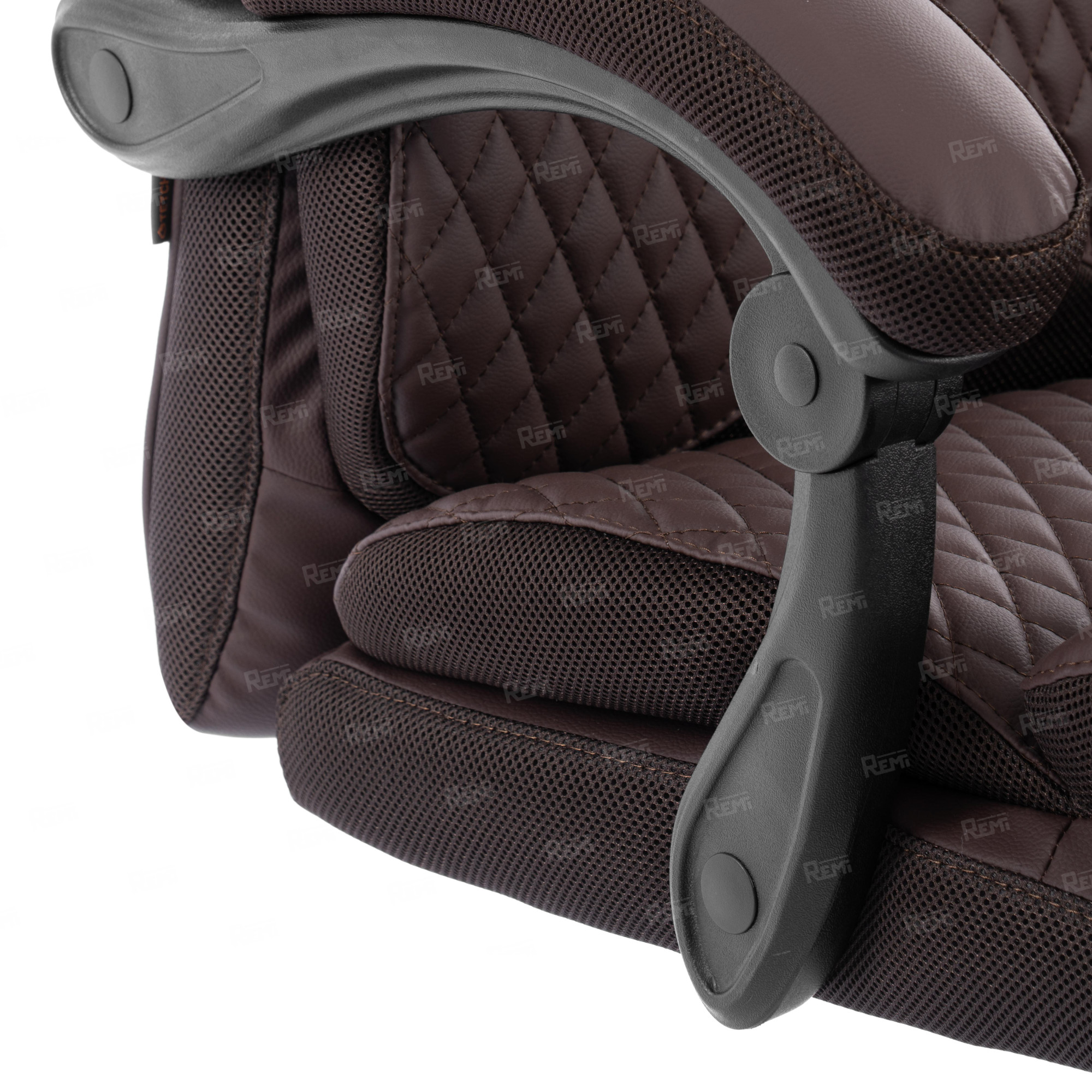 Кресло Chief metalBL  Коричневый/Коричневый, Экокожа (арт. 25018)