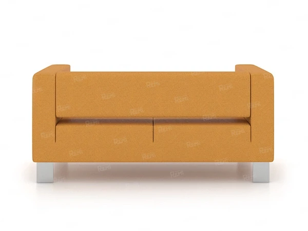 Диван ГОРИЗОНТ на 2 места цвет Желтый