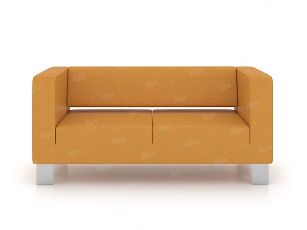 Диван ГОРИЗОНТ на 2 места цвет Желтый