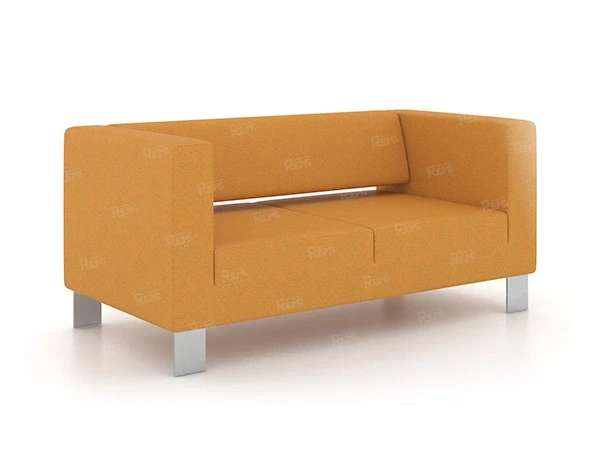 Диван ГОРИЗОНТ на 2 места цвет Желтый