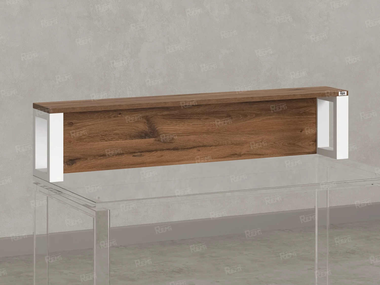 Надстройка для стола 1600x200x300 RM208-160x40 Юстус/Белый