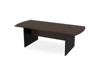 BRL RB009-200х100 Конференц-стол симметричный 2000х1000х740 Венге/Черный