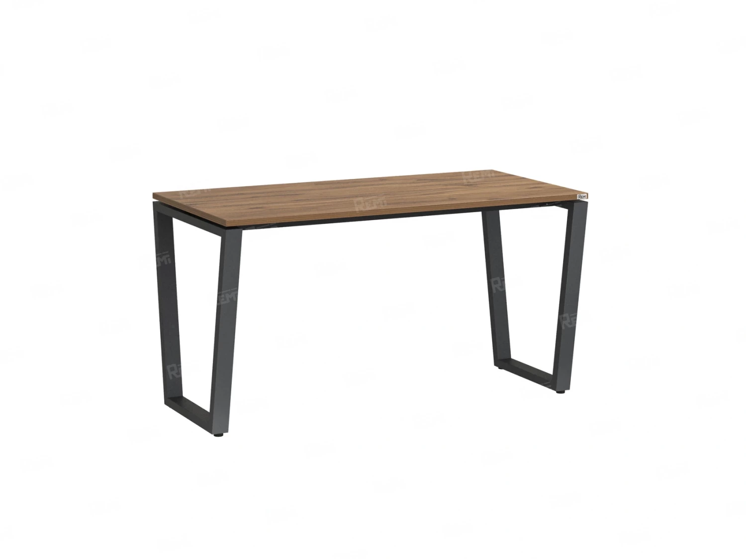 Стол прямой на U-образных опорах 800x800x750 RM003-8x8 Дуб Юстус/Серый