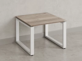 Журнальный стол с полкой 1100x600x550 RM182-11x6 Дуб Маувелла/Белый