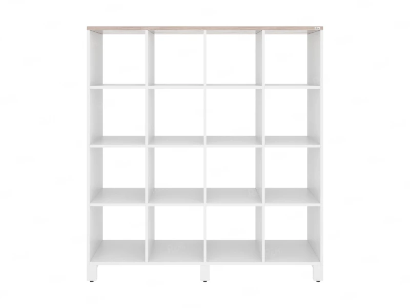 Стеллаж, 16 ячеек 1500х370х1620 RM140-15x37 Дуб Маувелла/Белый