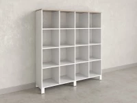 Стеллаж, 16 ячеек 1500х370х1620 RM140-15x37 Дуб Маувелла/Белый