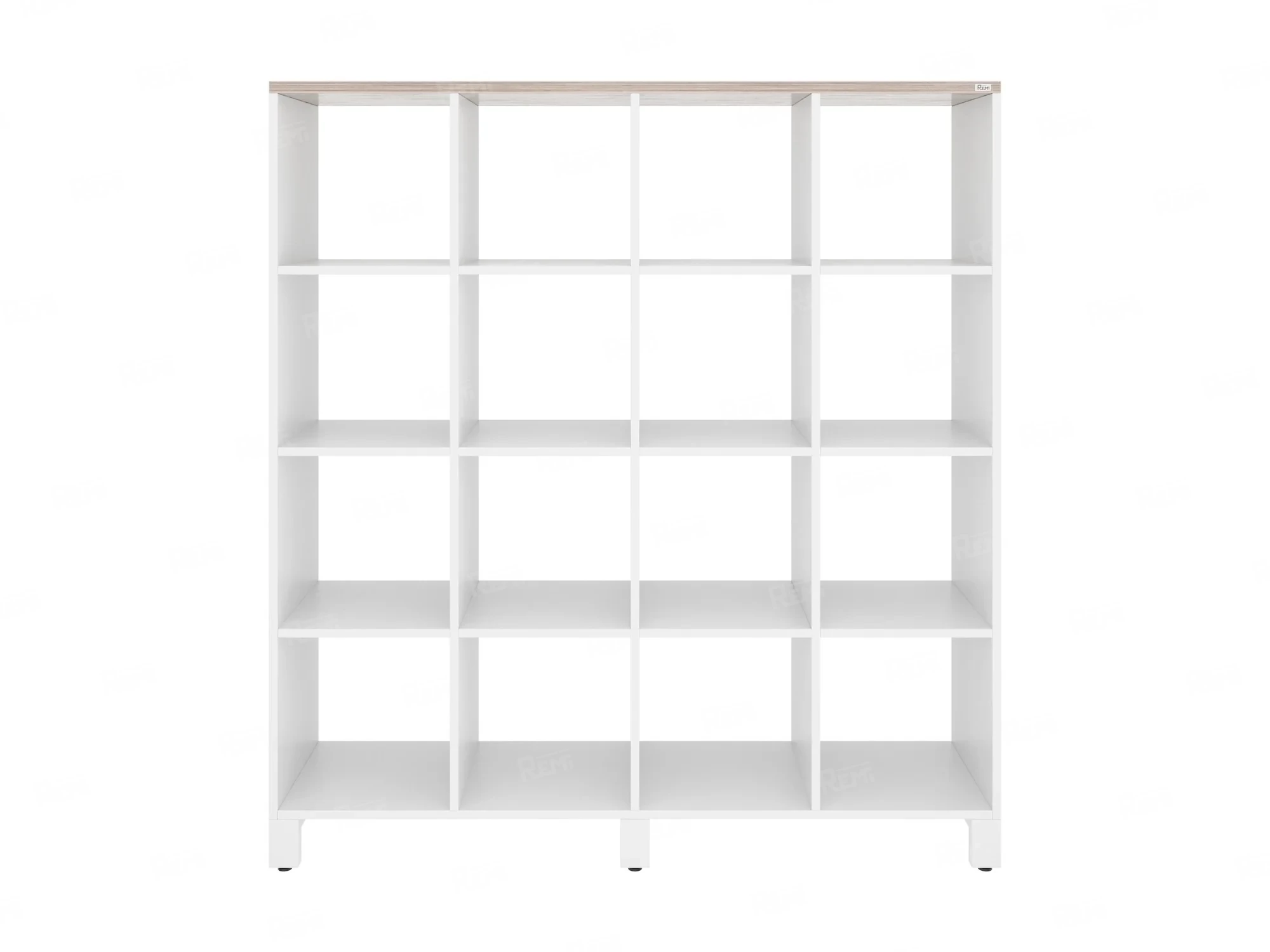 Стеллаж, 16 ячеек 1500х370х1620 RM140-15x37 Дуб Маувелла/Белый