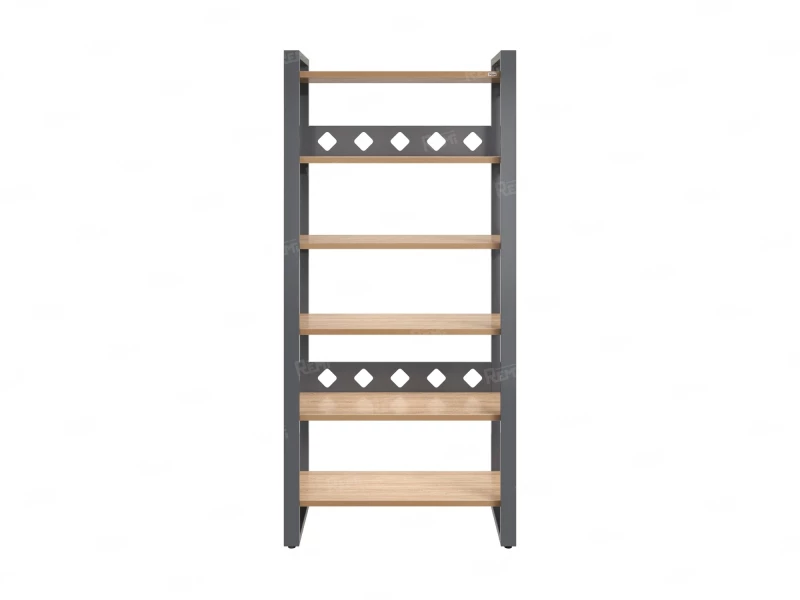 Стеллаж, 6 уровней 900x370x1920 RM132-90x37 Вяз Швейцарский светлый/Серый