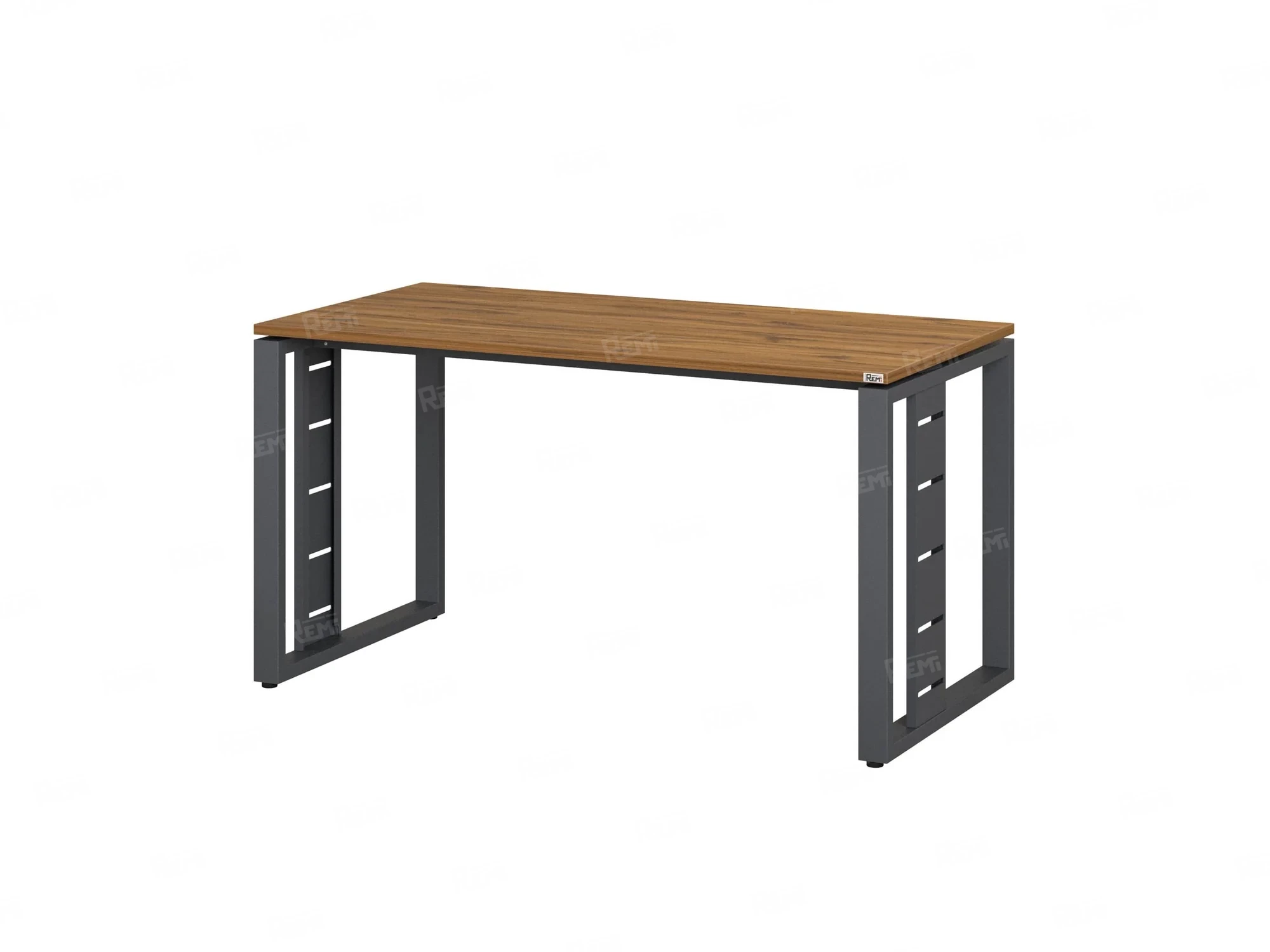 Стол прямой на О-образных опорах 1000x700x750 RM040-10x7 Юстус/Серый