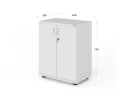 Тумба к столу RLG020 60x38x75 Белый, Серия ЛАЙТ | LIGHT