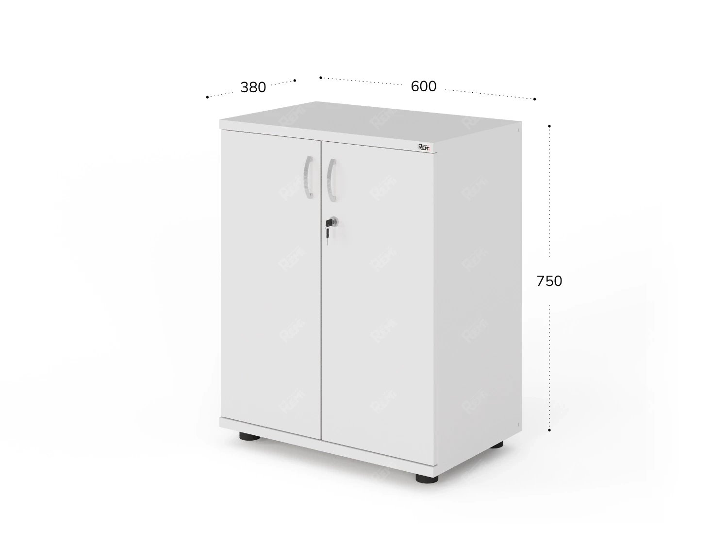 Тумба к столу RLG020 60x38x75 Белый, Серия ЛАЙТ | LIGHT