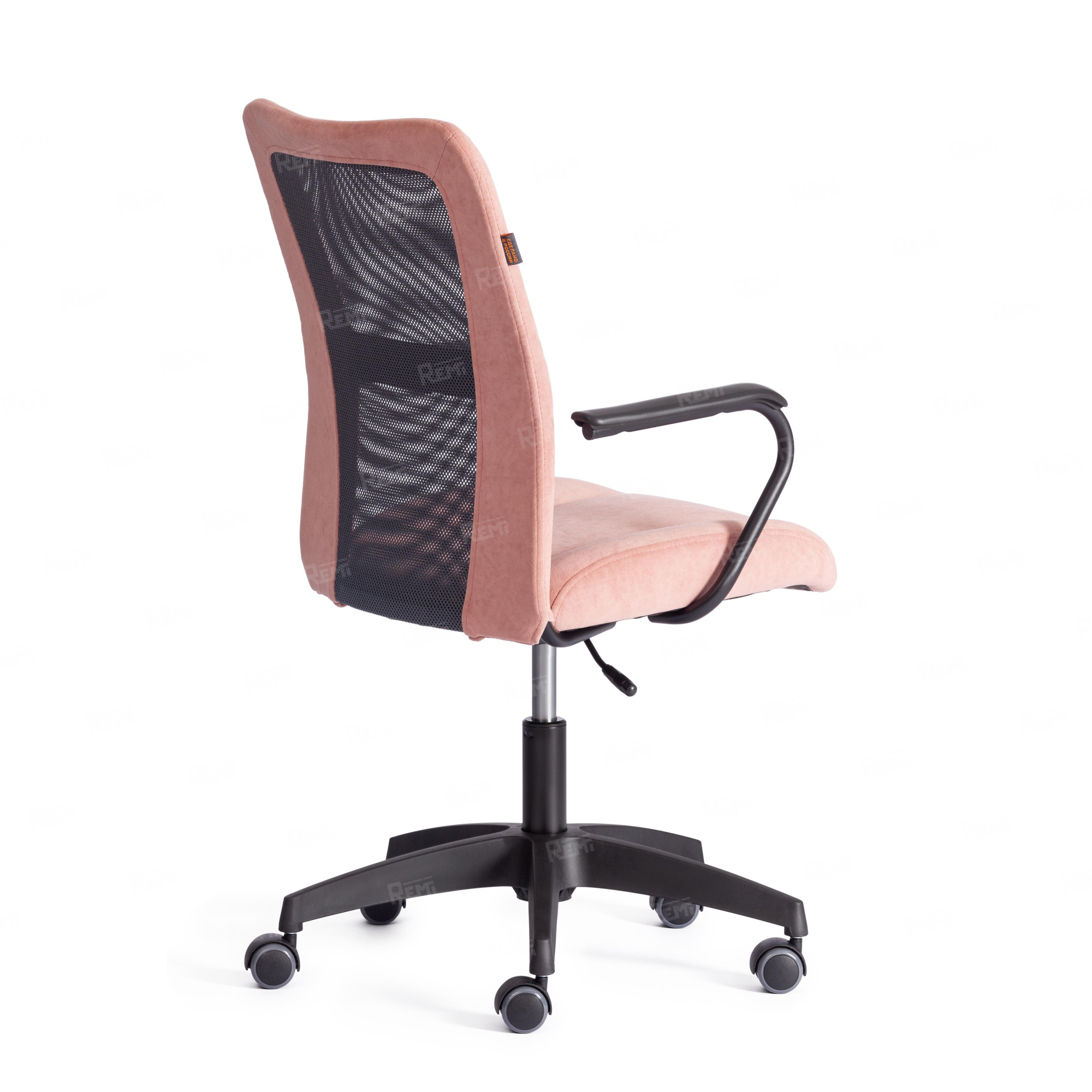 Кресло STAFF Серый/Розовый, Флок (арт. 21455)