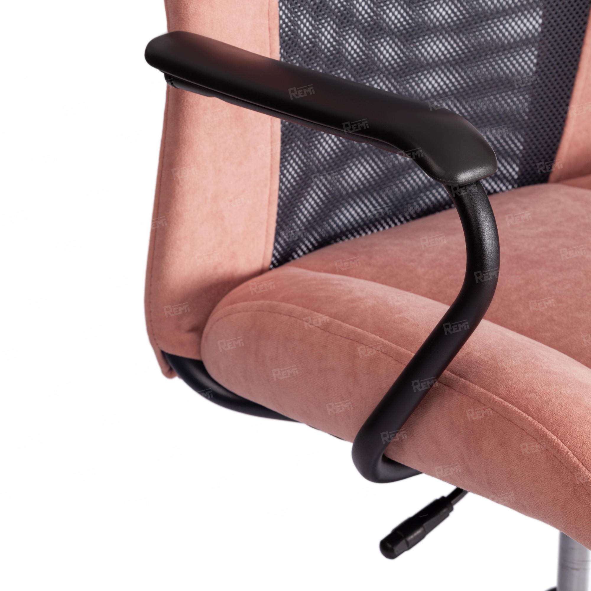 Кресло STAFF Серый/Розовый, Флок (арт. 21455)