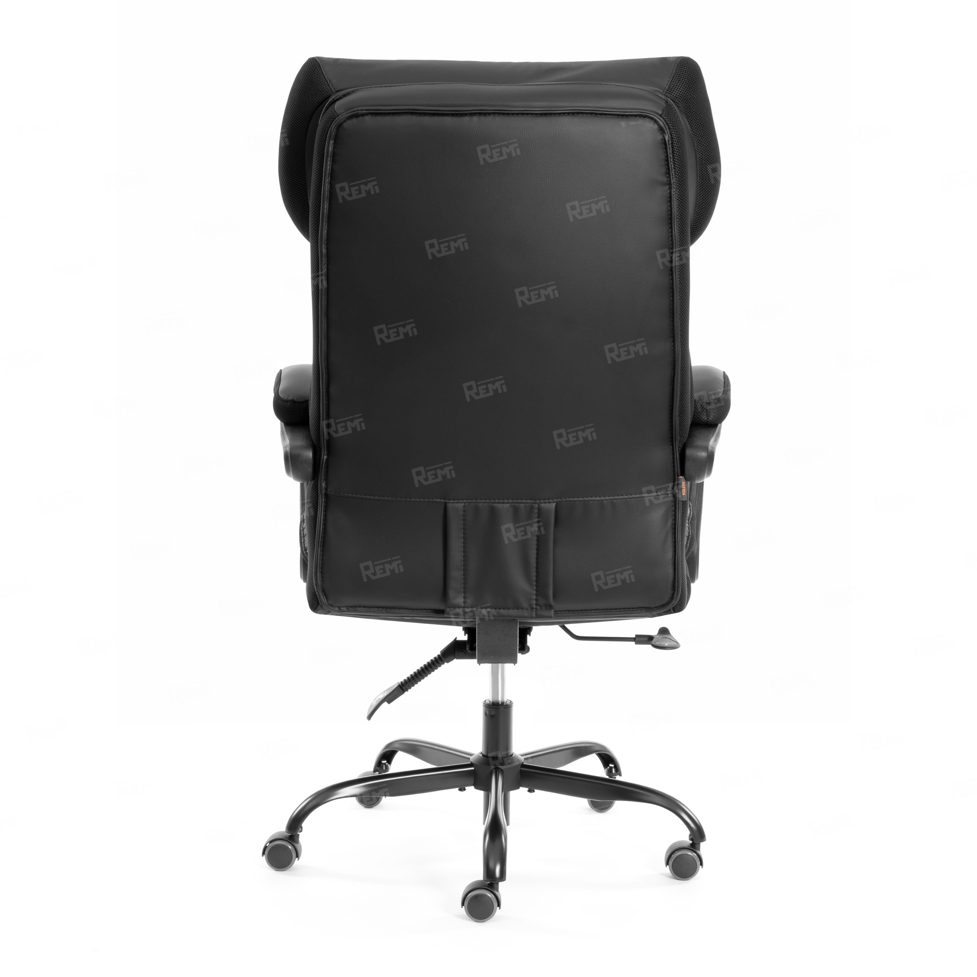 Кресло Chief metalBL  Черный/Черный, Экокожа (арт. 25019)