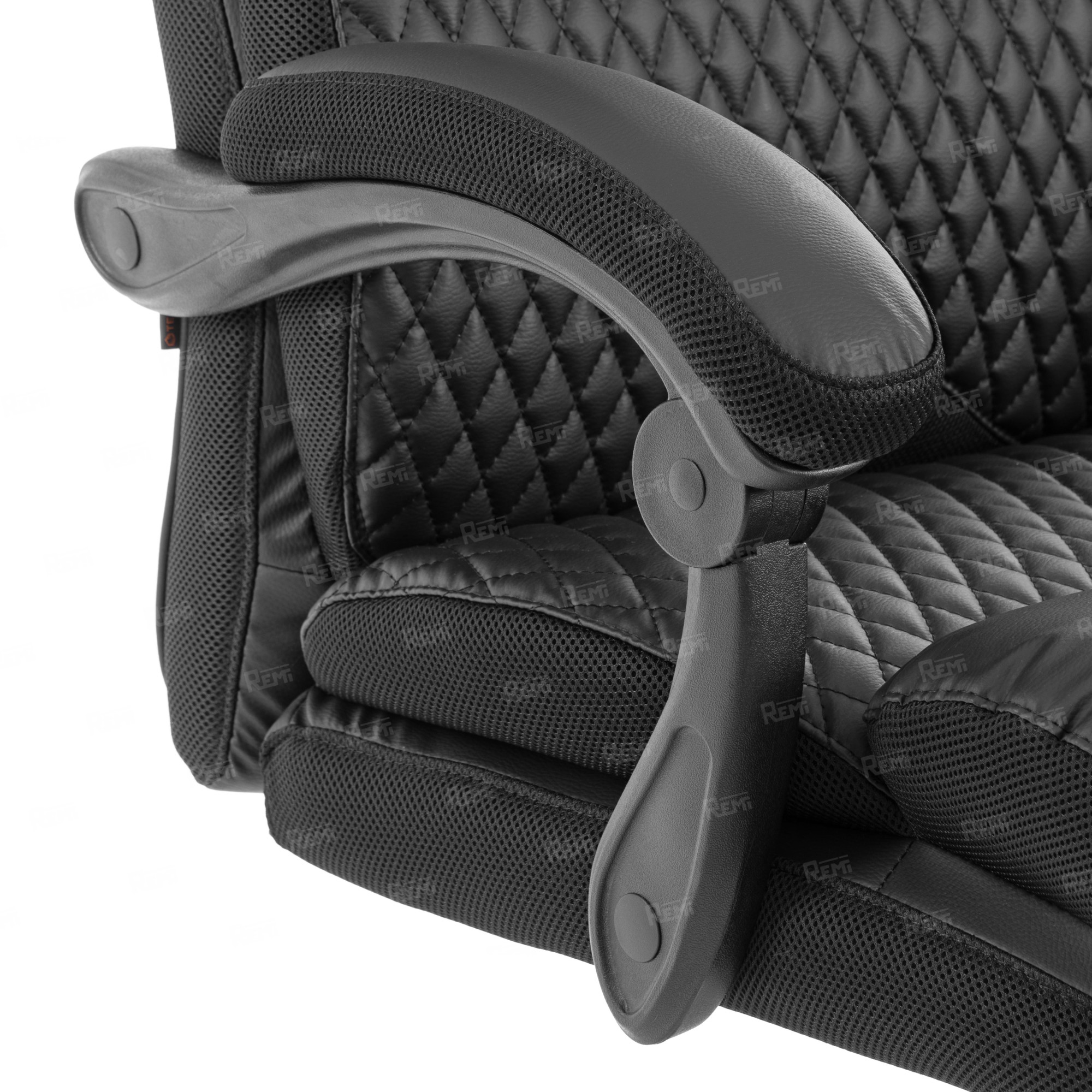 Кресло Chief metalBL  Черный/Черный, Экокожа (арт. 25019)