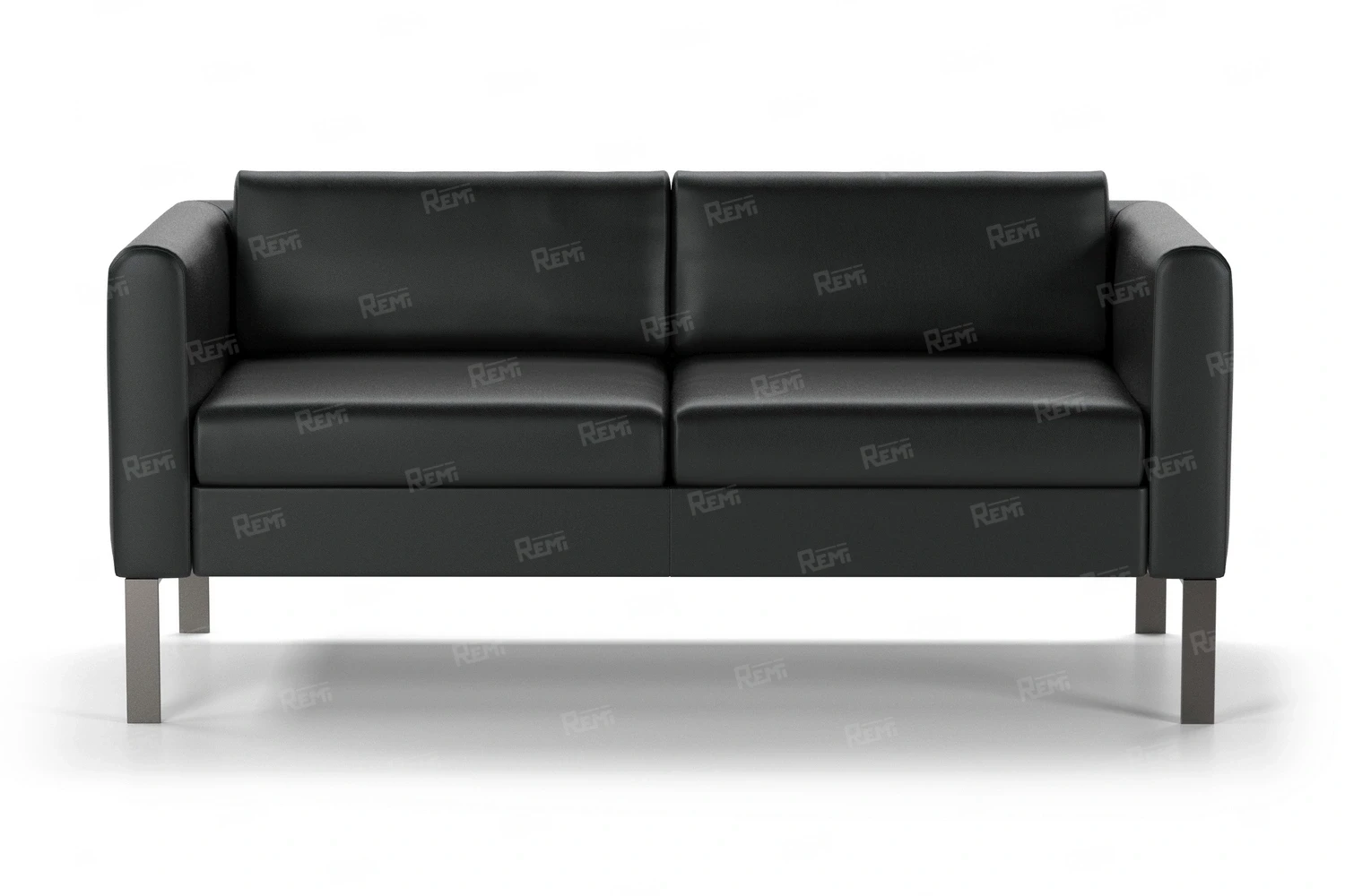 Диван МОДЕРН на 2 места цвет Черный