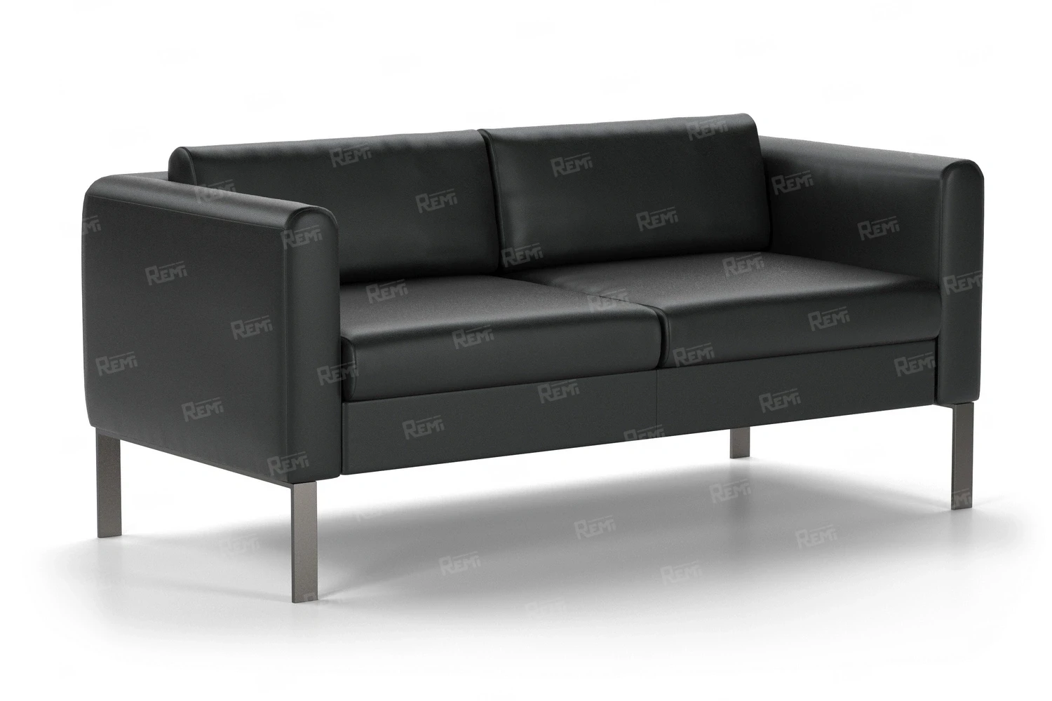 Диван МОДЕРН на 2 места цвет Черный