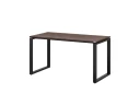 Стол прямой на O-образных опорах 1400x800x750 RM002-14x8 Дуб Апрельский шоколад/Черный