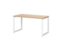 Стол прямой на O-образных опорах 2000x600x750 RM002-20x6 Вяз Швейцарский светлый/Белый